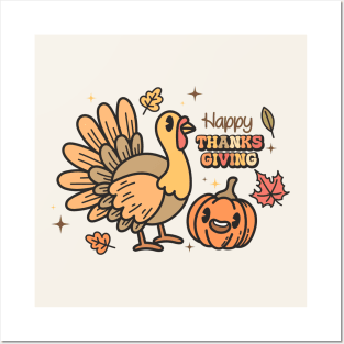 Happy Thanksgiving Posters and Art